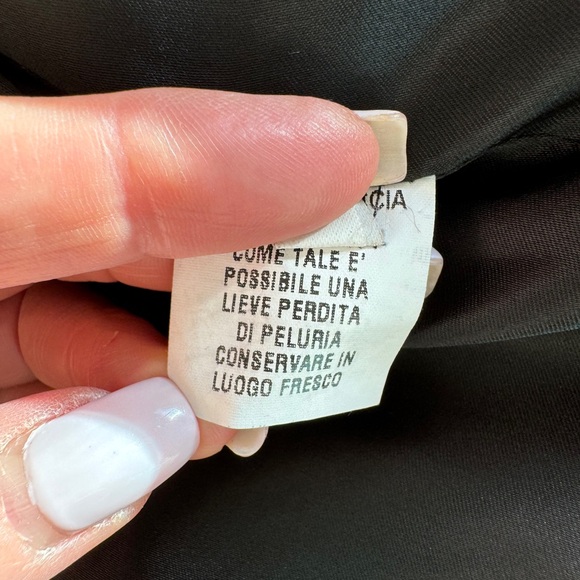 Luxurious Red and Black Fox Fur Bomber Jacket - Picture 6 of 7